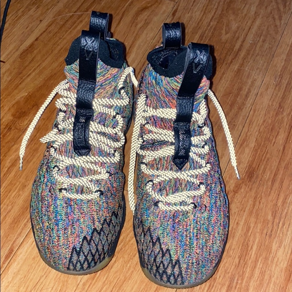 Nike Lebron 15’s fruity pebble size 7 youth/men’s